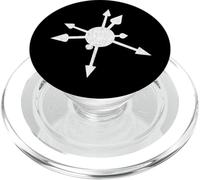 Symbole Occulte du Chaos étoile du Chaos Magique Vieilli PopSockets PopGrip pour MagSafe