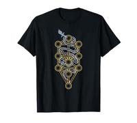 Symbole Occulte du Chemin du Serpent de la Sagesse de la Kabbale T-Shirt
