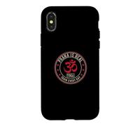 Symbole Ohm 'Prana's Real' Yoga Design de méditation pour débutants Coque pour iPhone X/XS