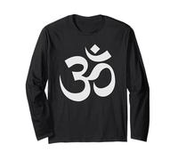 Symbole Om Aum Méditation spirituelle Sacrée Zen Art Manche Longue
