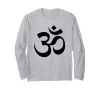 Symbole Om Aum Méditation spirituelle Sacrée Zen Art Manche Longue
