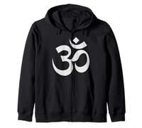 Symbole Om Aum Méditation spirituelle Sacrée Zen Art Sweat à Capuche