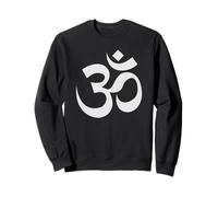 Symbole Om Aum Méditation spirituelle Sacrée Zen Art Sweatshirt