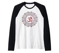 Symbole Om Aum Ohm Hindou Mandala Yoga Méditation Namaste Manche Raglan