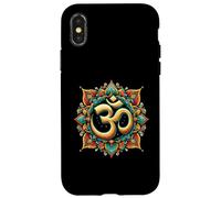 Symbole Om Namaste Aum Ohm Hindou Zen Tantra Yoga Day Coque pour iPhone X/XS