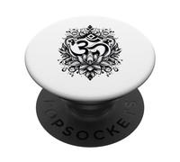 Symbole Om Namaste Aum Ohm Hindou Zen Tantra Yoga Day PopSockets PopGrip Adhésif