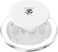 Symbole Om Sombre de la Journée Internationale de la Paix PopSockets PopGrip pour MagSafe