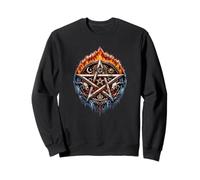 Symbole Pentagramme Wicca, sorcière, Sorcellerie, occultiste Sweatshirt