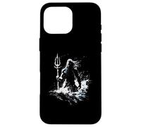 Symbole Poséidon Trident Dieu Grec Neptune Sea God Coque pour iPhone 16 Pro Max