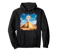 Symbole Pyramide Mystique œil désert Ancien mystère Graphique Sweat à Capuche