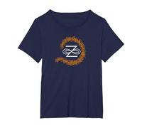 Symbole Reiki T-Shirt, Femme Grandes Tailles, Bleu Marine, 3X