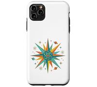 Symbole rétro Atomique Starburst Physique Science Coque pour iPhone 11 Pro Max