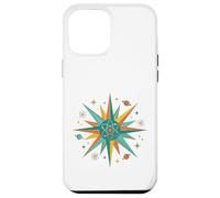Symbole rétro Atomique Starburst Physique Science Coque pour iPhone 12 Pro Max
