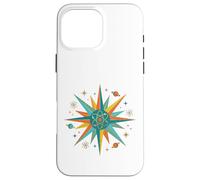 Symbole rétro Atomique Starburst Physique Science Coque pour iPhone 16 Pro Max