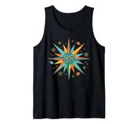 Symbole rétro Atomique Starburst Physique Science Débardeur