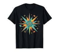 Symbole rétro Atomique Starburst Physique Science T-Shirt