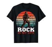 Symbole Rock I Rock and Roll Is My Life I Rock Big Foot T-Shirt