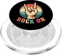 Symbole Rock on Hand pour Homme et Femme PopSockets PopGrip pour MagSafe