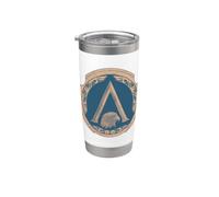 Symbole Spartiate Aigle Grec Gobelet isotherme en acier inoxydable double paroi