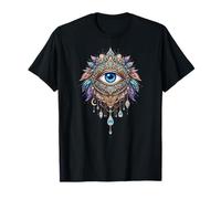 Symbole Spirituel bohème Mandala du Mauvais œil T-Shirt