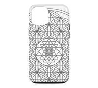 Symbole Sri Yantra/Sri Chakra, méditation, Yoga, Travail énergétique Coque pour iPhone 12/12 Pro