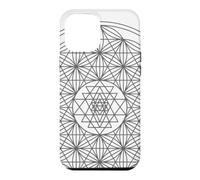 Symbole Sri Yantra/Sri Chakra, méditation, Yoga, Travail énergétique Coque pour iPhone 12 Pro Max