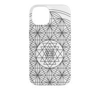 Symbole Sri Yantra/Sri Chakra, méditation, Yoga, Travail énergétique Coque pour iPhone 14