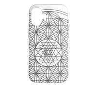 Symbole Sri Yantra/Sri Chakra, méditation, Yoga, Travail énergétique Coque pour iPhone 16
