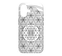 Symbole Sri Yantra/Sri Chakra, méditation, Yoga, Travail énergétique Coque pour iPhone 17