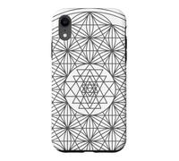 Symbole Sri Yantra/Sri Chakra, méditation, Yoga, Travail énergétique Coque pour iPhone XR
