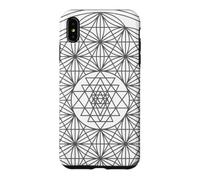 Symbole Sri Yantra/Sri Chakra, méditation, Yoga, Travail énergétique Coque pour iPhone XS Max