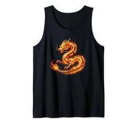 Symbole Traditionnel Chinois du Dragon d'Asie de l'est Débardeur