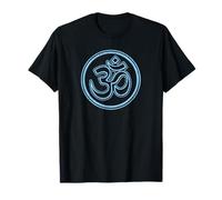 Symbole traditionnel du bouddhisme et de l'hindouisme OM (bleu) T-Shirt