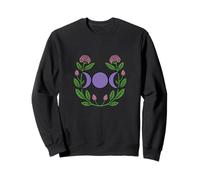 Symbole triple déesse du cycle de la lune chardon Sweatshirt