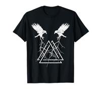 Symbole Valknut Odin Ravens Celtic Vikings Mythe T-Shirt