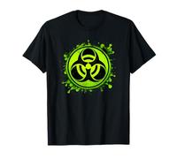 Symbole vert radioactif Symbole de danger biologique Radiation nucléaire T-Shirt
