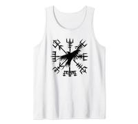 Symbole Viking - VEGVISIR avec corbeau - Boussole Viking Débardeur