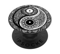 Symbole Yin et Yang cool Mandala Art Style Homme Femme PopSockets PopGrip Interchangeable