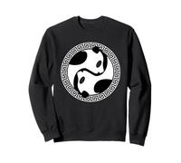 Symbole Yin et Yang Ours Panda Cosmologie Chinoise Philosophie Sweatshirt