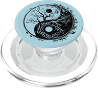 Symbole Yin Yang, Arbre de Vie, Tai Chi, Qigong, Yoga, Taoïsme PopSockets PopGrip pour MagSafe