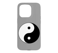 Symbole Yin Yang Équilibre Harmonie Dualité Zen Spirituel Coque pour iPhone 15 Pro