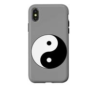 Symbole Yin Yang Équilibre Harmonie Dualité Zen Spirituel Coque pour iPhone X/XS