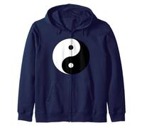 Symbole Yin Yang Équilibre Harmonie Dualité Zen Spirituel Sweat à Capuche