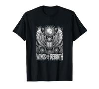 Symboles Ankh des Ailes de la Renaissance égyptienne scarabée T-Shirt