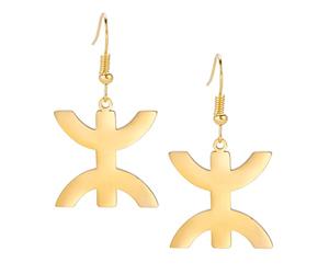 Symboles berbères africains boucles d'oreilles boucles d'oreilles ethniques africaines tribus musulmanes Egypte bijoux religieux Caber Style amulette femmes filles