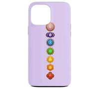 Symboles Chakra ornés avec Motifs Mandala Coque pour iPhone 13 Pro Max