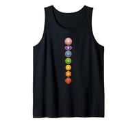 Symboles Chakra ornés avec Motifs Mandala Débardeur
