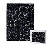 Symboles de Chimie Chimique,Puzzle Familial en Bois de 500 pièces pour Adultes et Adolescents