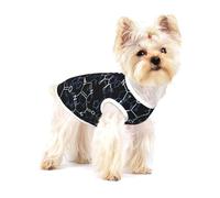 Symboles de Chimie Chimique,T-Shirt sans Manches en Coton pour Animaux de Compagnie, Gilet Respirant, Extensible et Doux,M