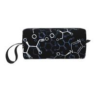 Symboles de Chimie Chimique, Trousse de Maquillage Trousse à cosmétiques Trousse de Toilette de Voyage Portable Pochette de Maquillage
